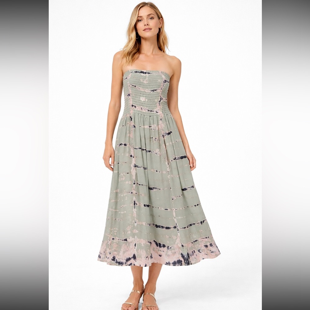 Young Fabulous & Broke Tie-Dye Maxi Dress NWT